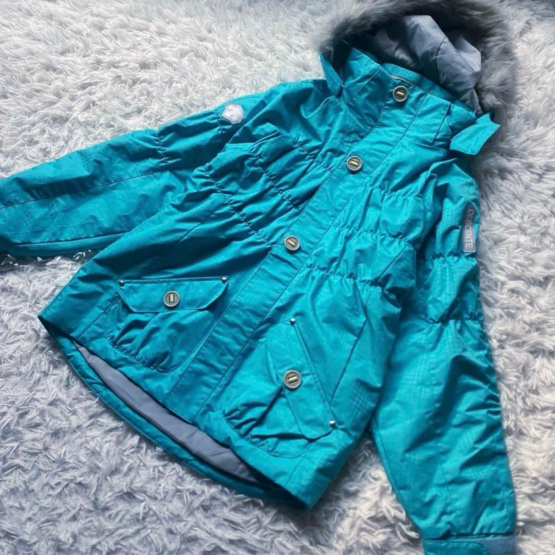 極美品デサントDESCENTE スキー・スノボ ウェア ミントグリーン160S