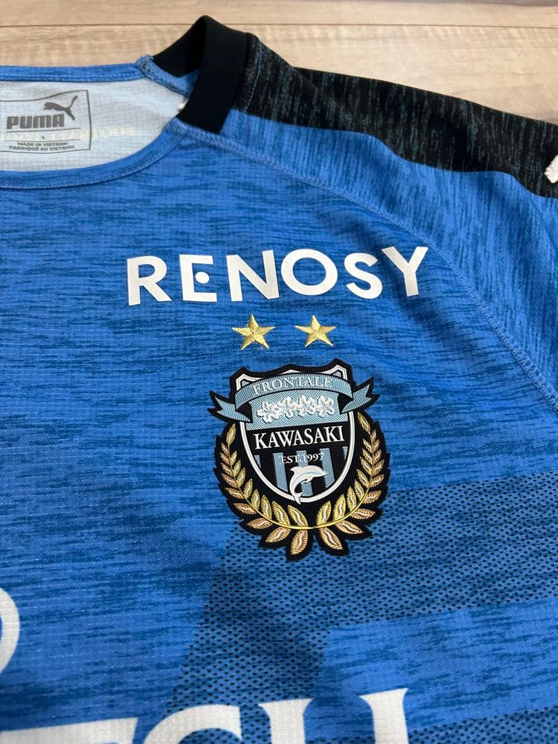 川崎フロンターレ　PUMA プーマ　ユニフォーム　Lサイズ　2018年　森田　6