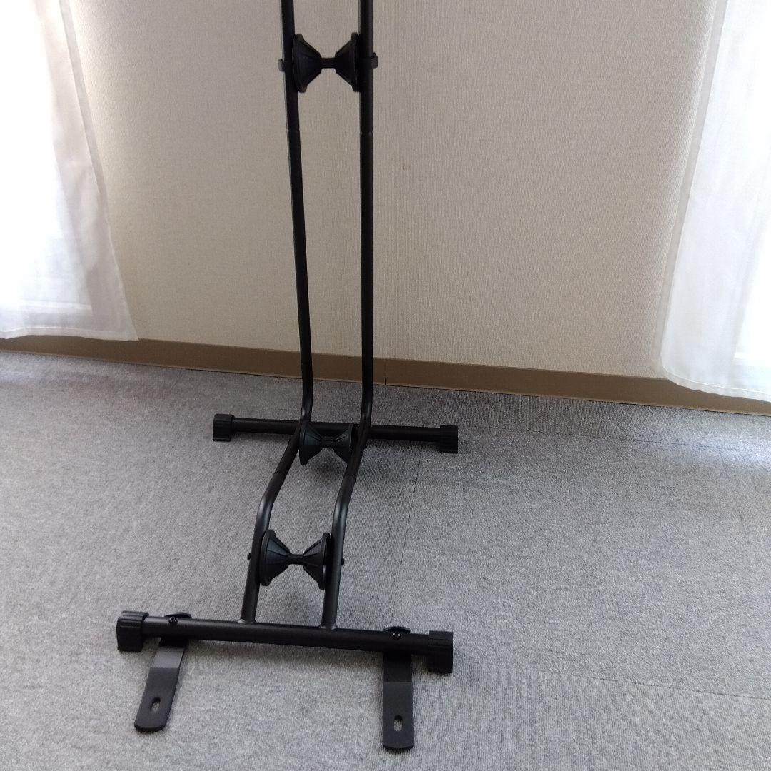 自転車 ディスプレイスタンド 高さ調整可能 ブラック