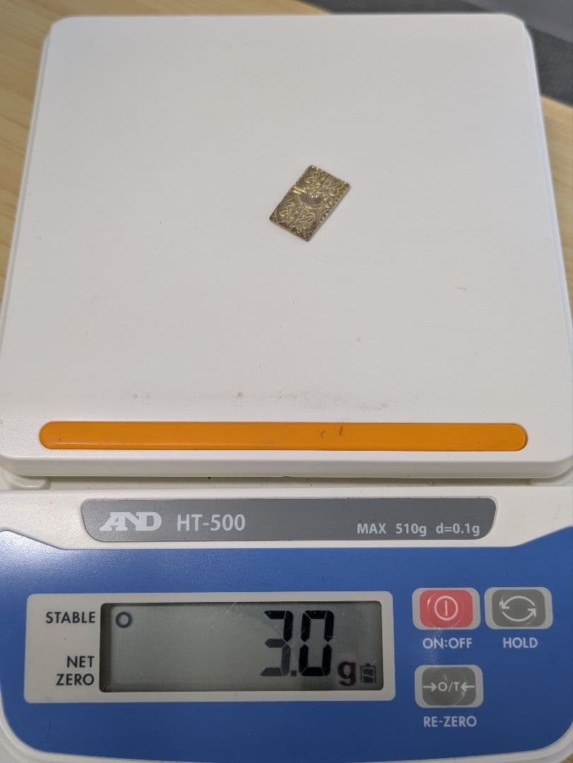 明治二分金 判金 両面額縁様