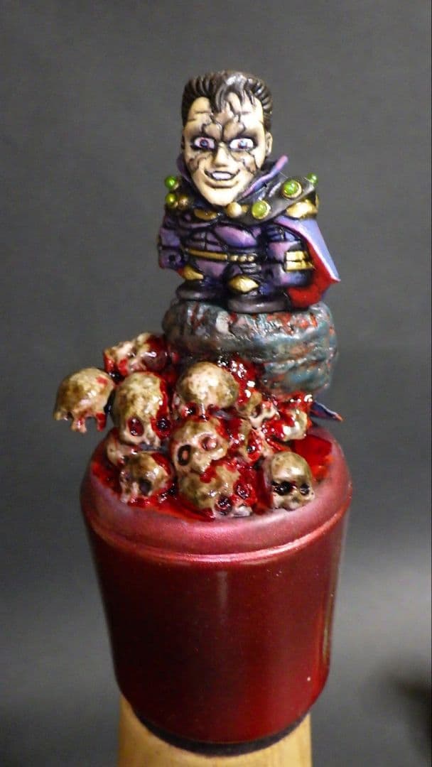 カイオウ　SD北斗の拳消しゴム　ガレキ　プラモデル　塗装済み完成品　北斗の拳