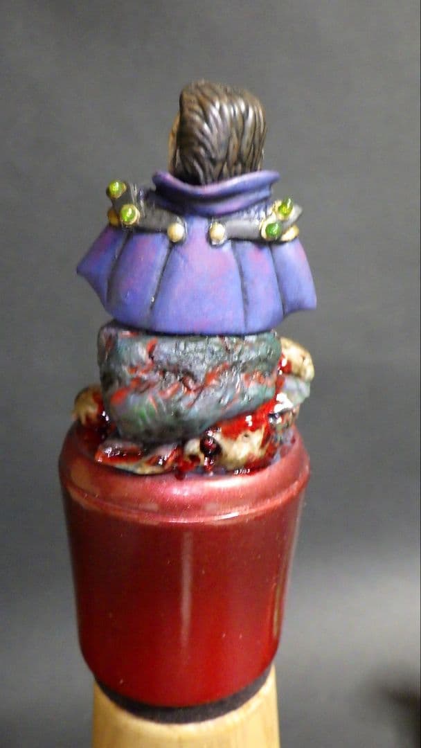 カイオウ　SD北斗の拳消しゴム　ガレキ　プラモデル　塗装済み完成品　北斗の拳