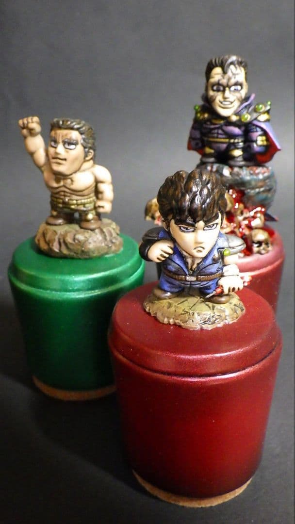 カイオウ　SD北斗の拳消しゴム　ガレキ　プラモデル　塗装済み完成品　北斗の拳