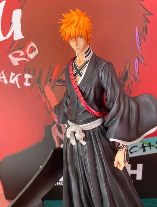 BLEACH 黒衣少年図 黒崎一護 ガレージキット ガレキ スタチュー①④
