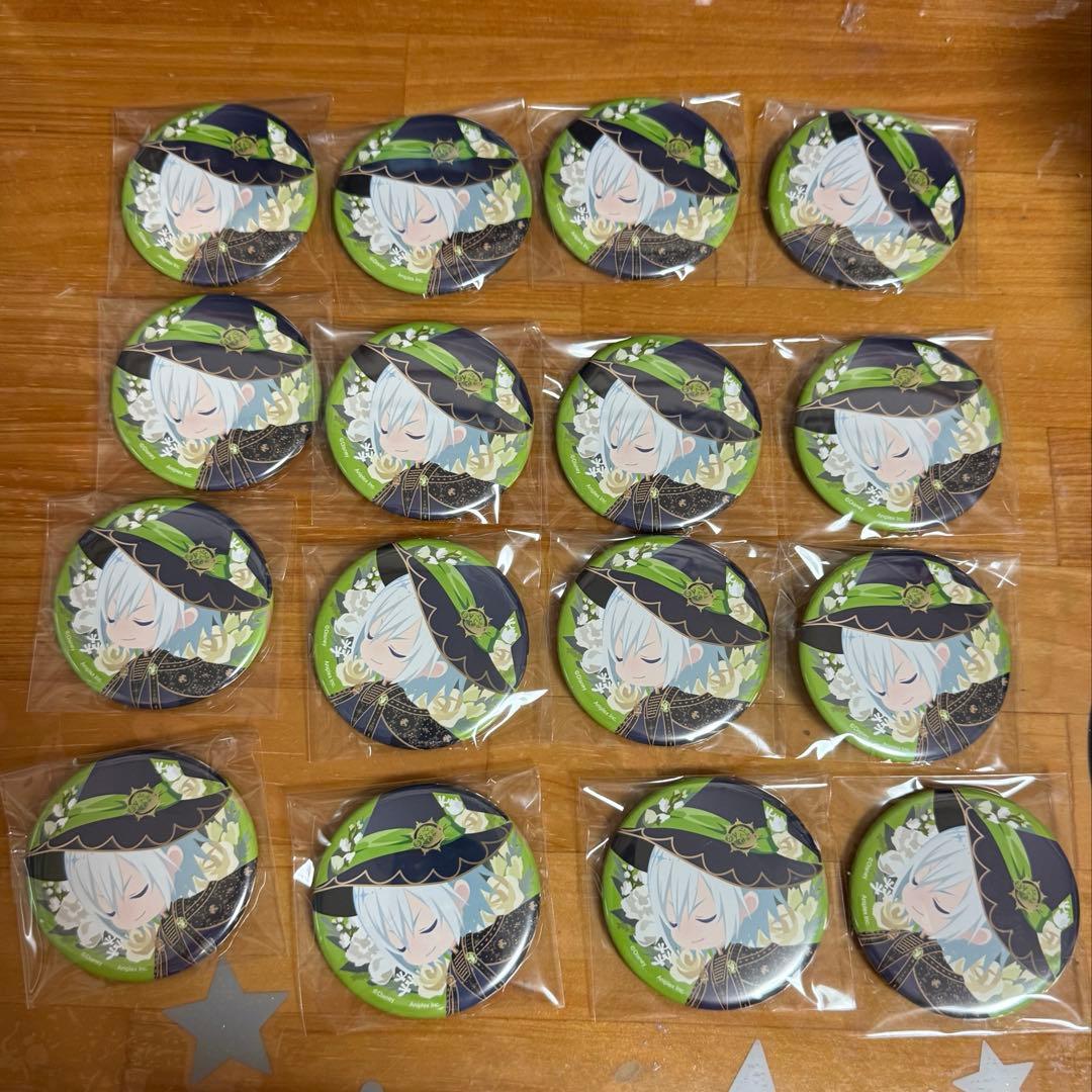 ツイステ　ブルームバースデー　シルバー　缶バッジ　　16個