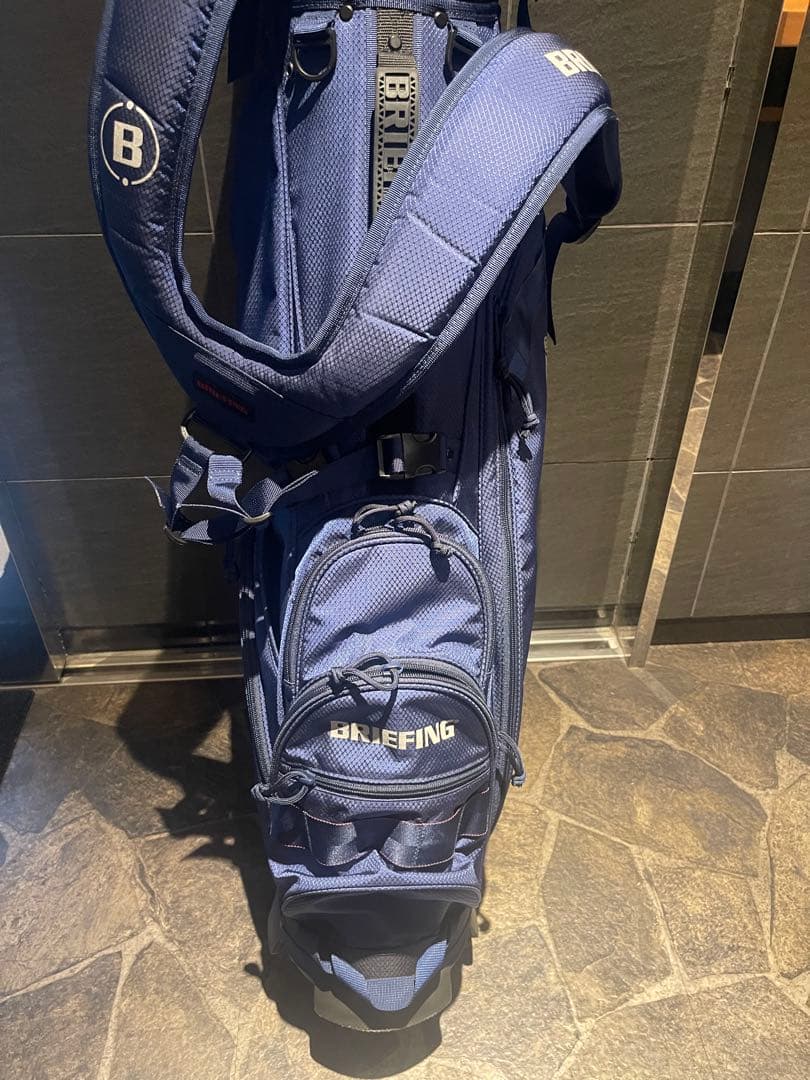 BRIEFING スタンドゴルフバッグ ネイビー　cr-7
