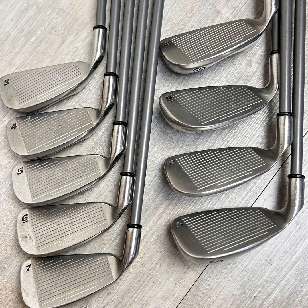 【メンズ右】キャロウェイ ビックバーサ アイアンセット 3-9 PW SW 9本