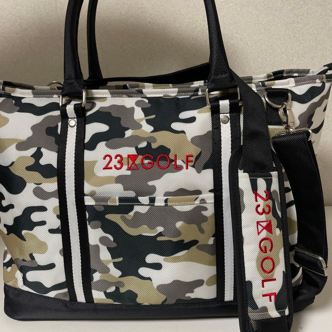 【未使用】23区GOLF・２ウェイ カモフラージュ・ボストンバッグ