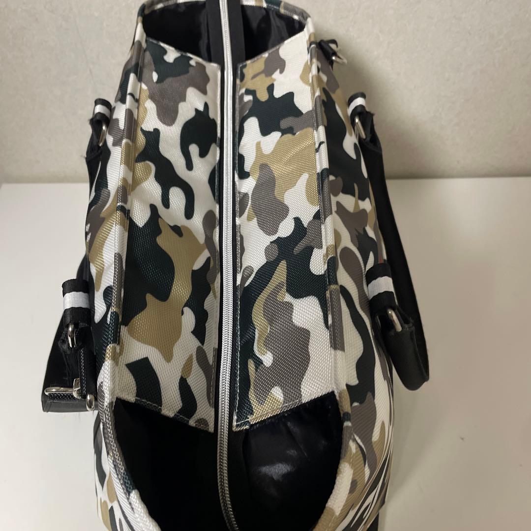 【未使用】23区GOLF・２ウェイ カモフラージュ・ボストンバッグ