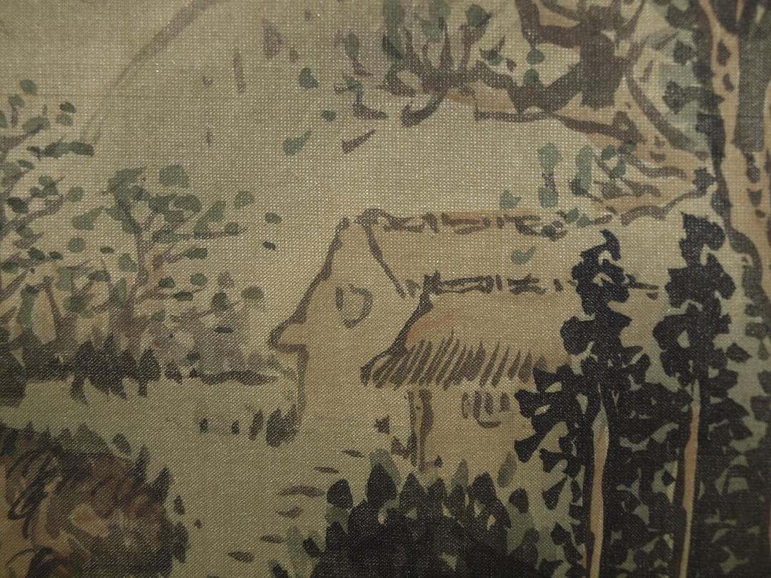 日本時代の掛け軸その４　肉筆保証　激安骨董品　※江戸鎌倉平安 X903C16-7