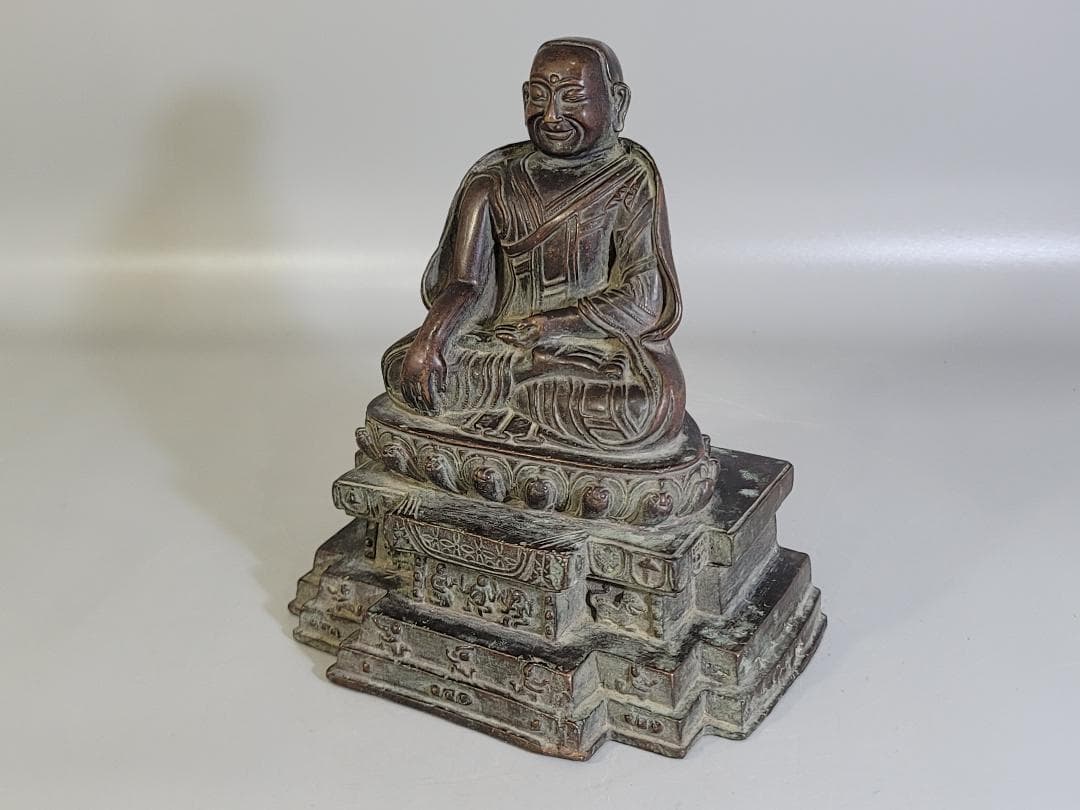 仏教美術 中国 銅 釈尊坐像