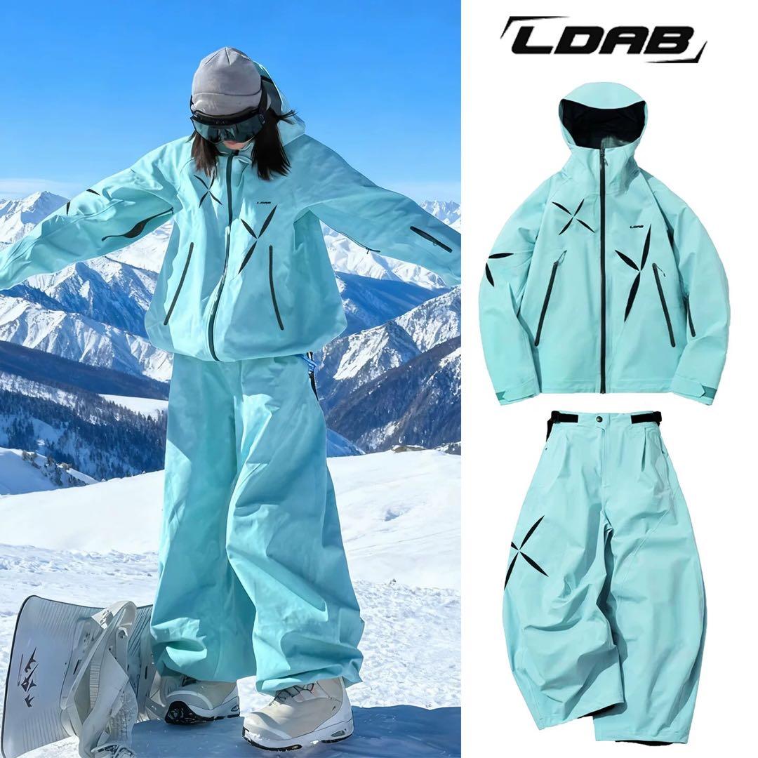 LOABスキーウェアー上下セット　スノーボードウェアーセット　男女兼用