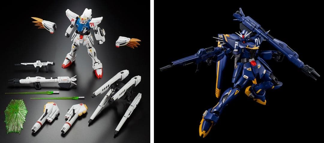 ガンプラ MG2点セット①Ｆ９１ツインヴェスバー②Ｆ９１ハリソンマディン専用機