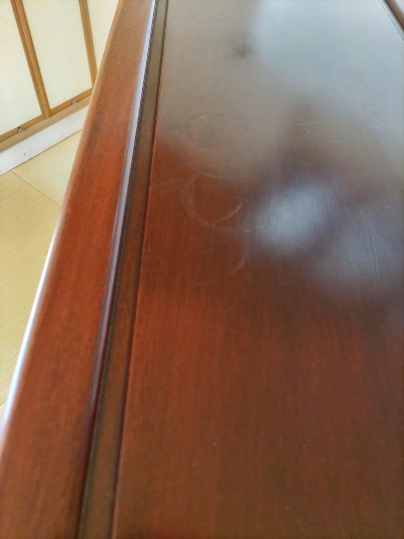 【最終値下げ】紫檀　彫刻装飾付き棚