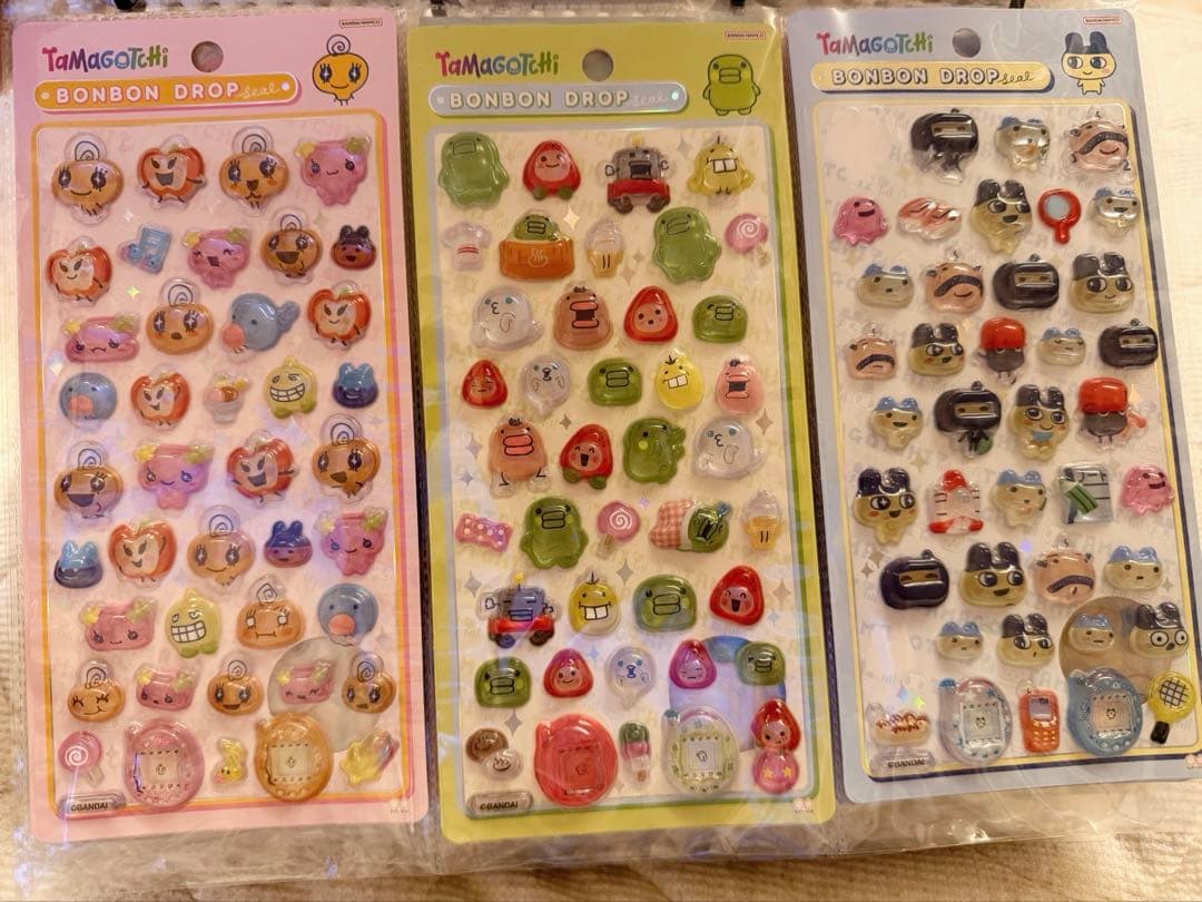 ボンボンドロップシール　まとめ シール帳完成品　バラ売り可能→追加しました！