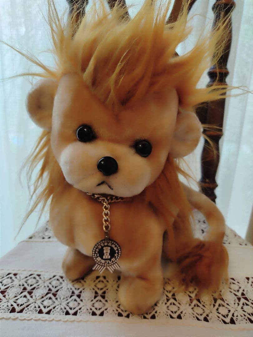 ライオン　ノベルティ　昭和レトロ　レトロぬいぐるみ　レトロ　レア　当時物