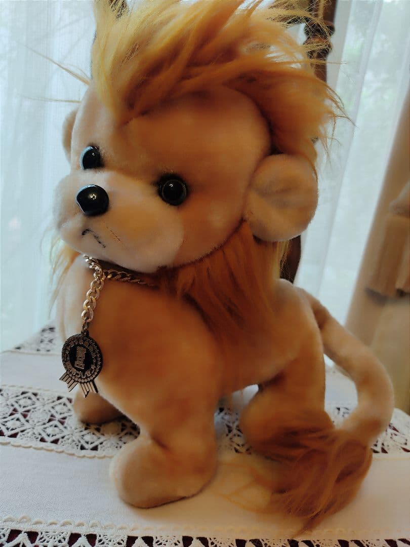 ライオン　ノベルティ　昭和レトロ　レトロぬいぐるみ　レトロ　レア　当時物