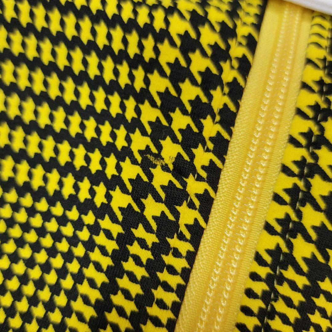 ほぼ未使用 ジャックバニー グレンチェック柄 ダンボールスウェットパーカー