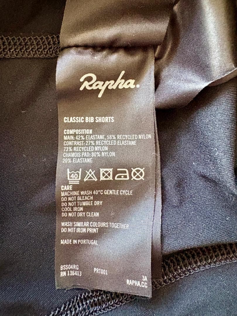 Rapha Classic Bib Shorts ブラック 【XSサイズ】