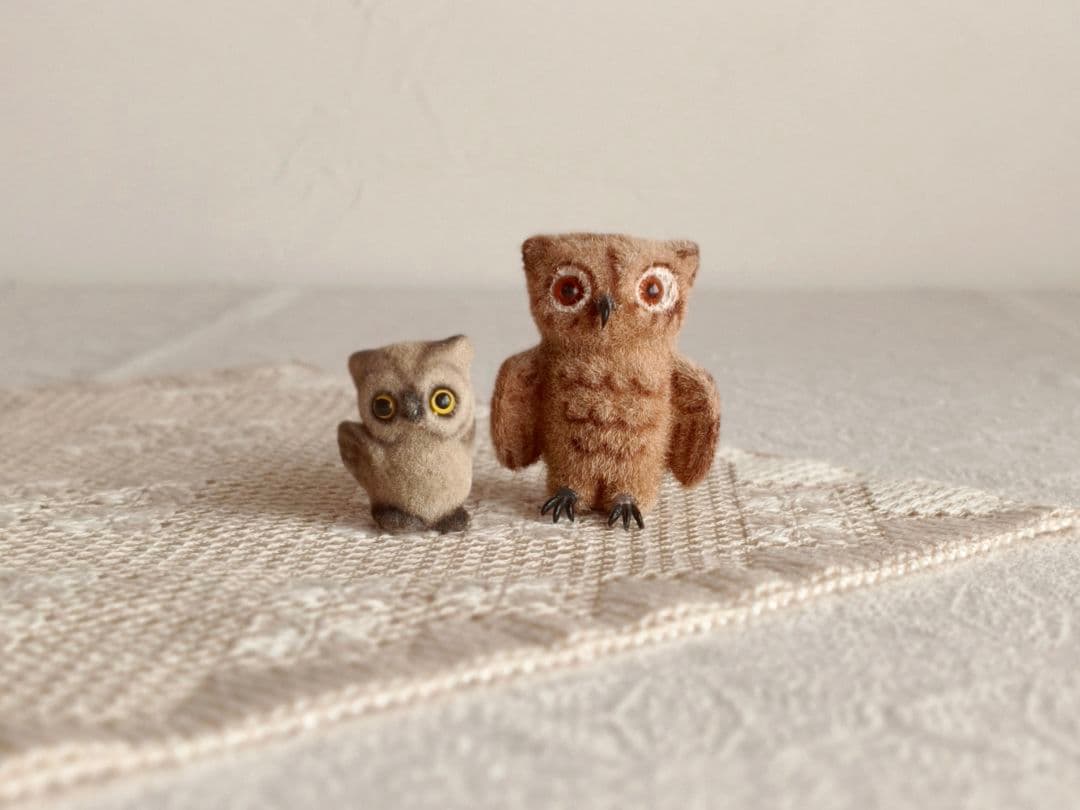 * vintage owls ❀ おちゃめな フクロウさん set