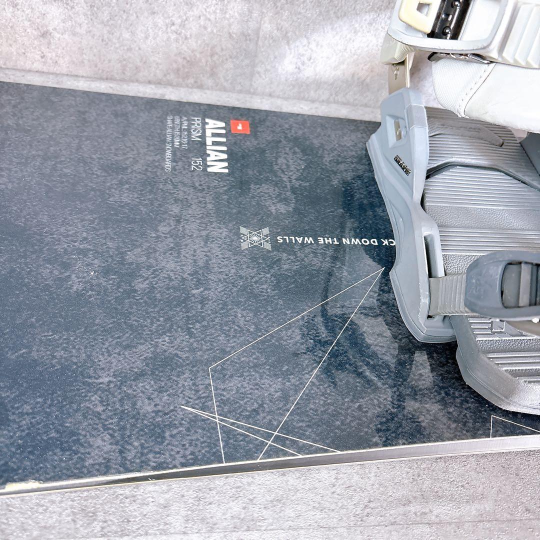 メンズスノーボード　アライアン152センチ×ドレイク MLサイズ　2点セット