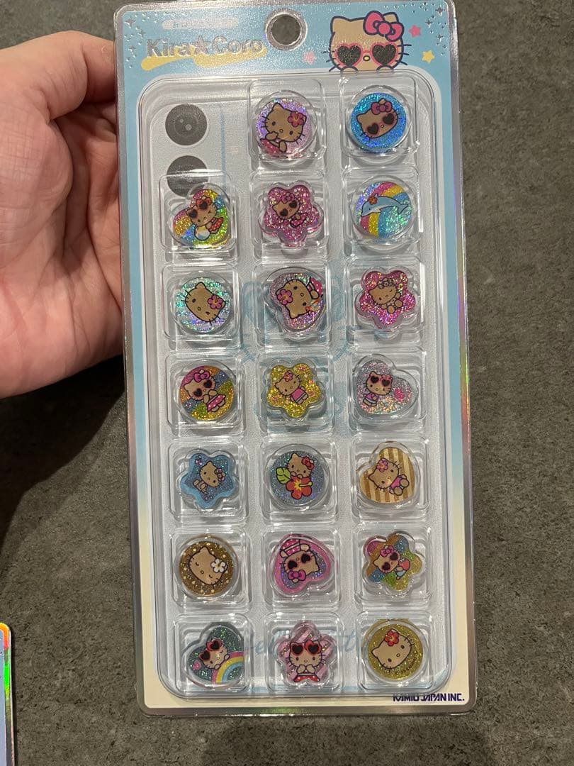 コットンパフィーシール サンリオ　スヌーピー　国内正規品　おはじき　9枚セット