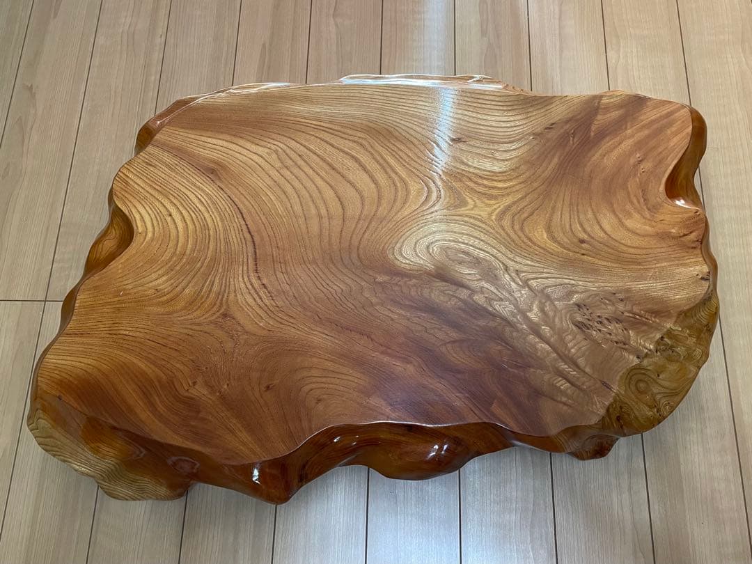 一枚板　特大73cm 板厚5cm 花台　飾り台　テーブル