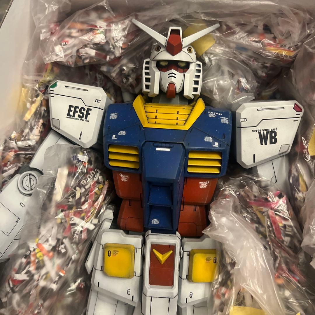 1/48 メガサイズ RX-78-2 ガンダム ウェザリング 素組 完成品