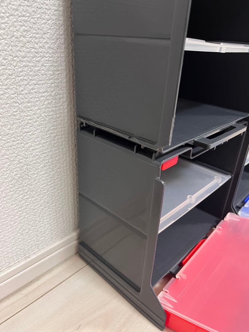 タミヤ ミニ四駆 ピットボックス 赤 青 セット