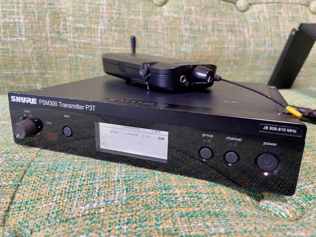 ★限定値下げ！★【ワイヤレスイヤモニ】SHURE P3TJR-JB PSM300