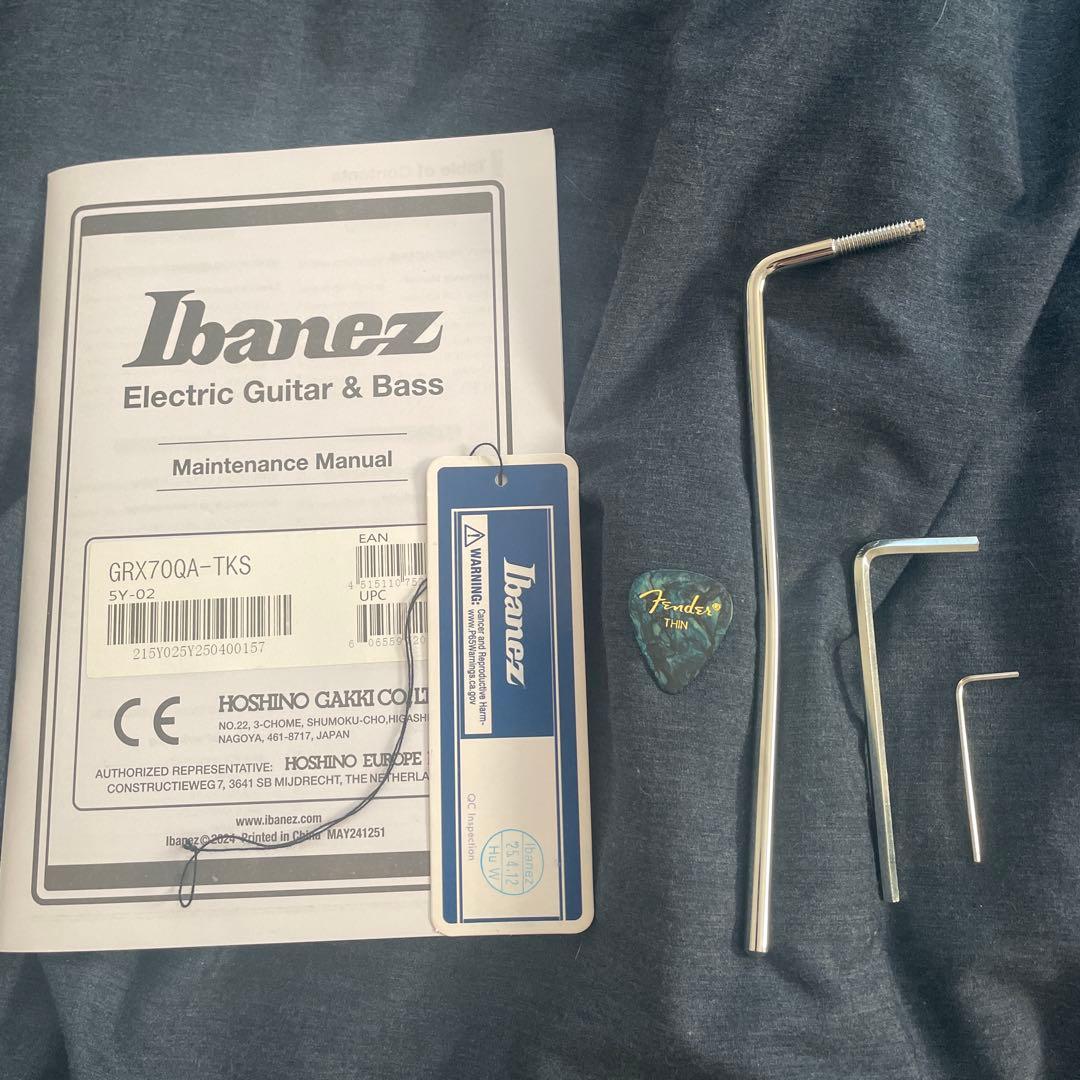 Ibanez GRX70QA TKS エレキギター