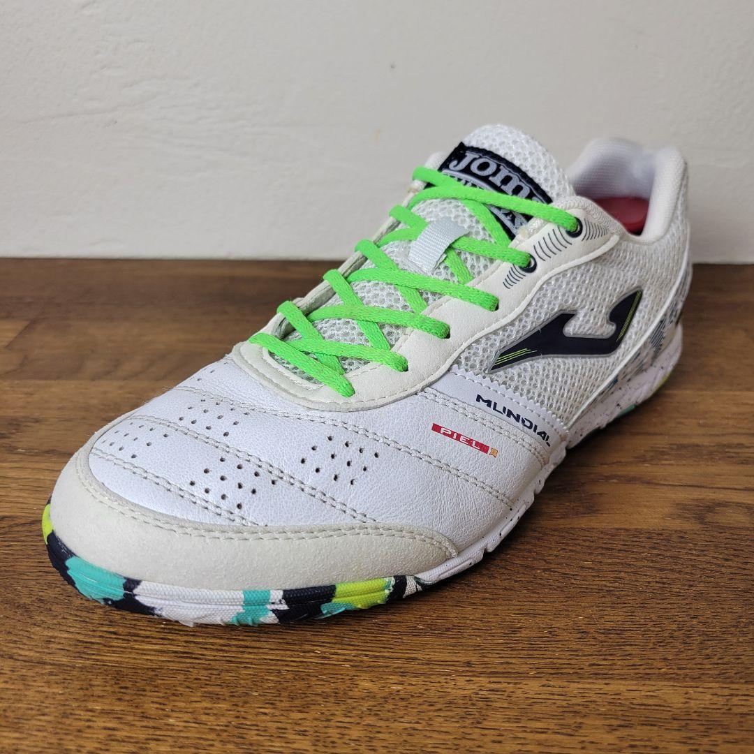 【美品】Joma ホマ ムンディアル TF (ホワイト) 26.5㎝