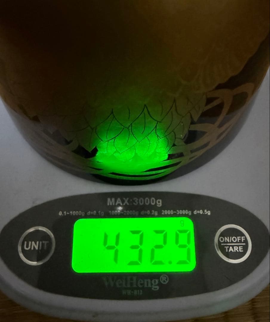 中古　和楽器　蒔絵　鼓　胴　小鼓　木製