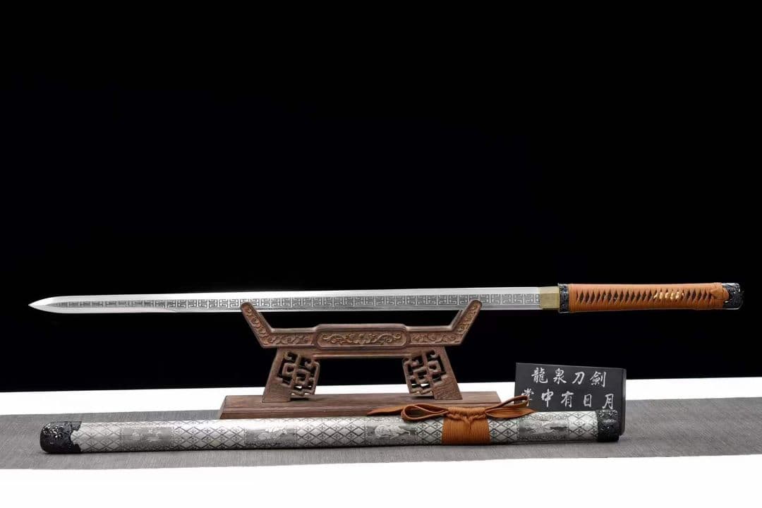 竜血唐剣（金属鞘）古兵器 武具　刀装具　日本刀　模造刀 居合刀