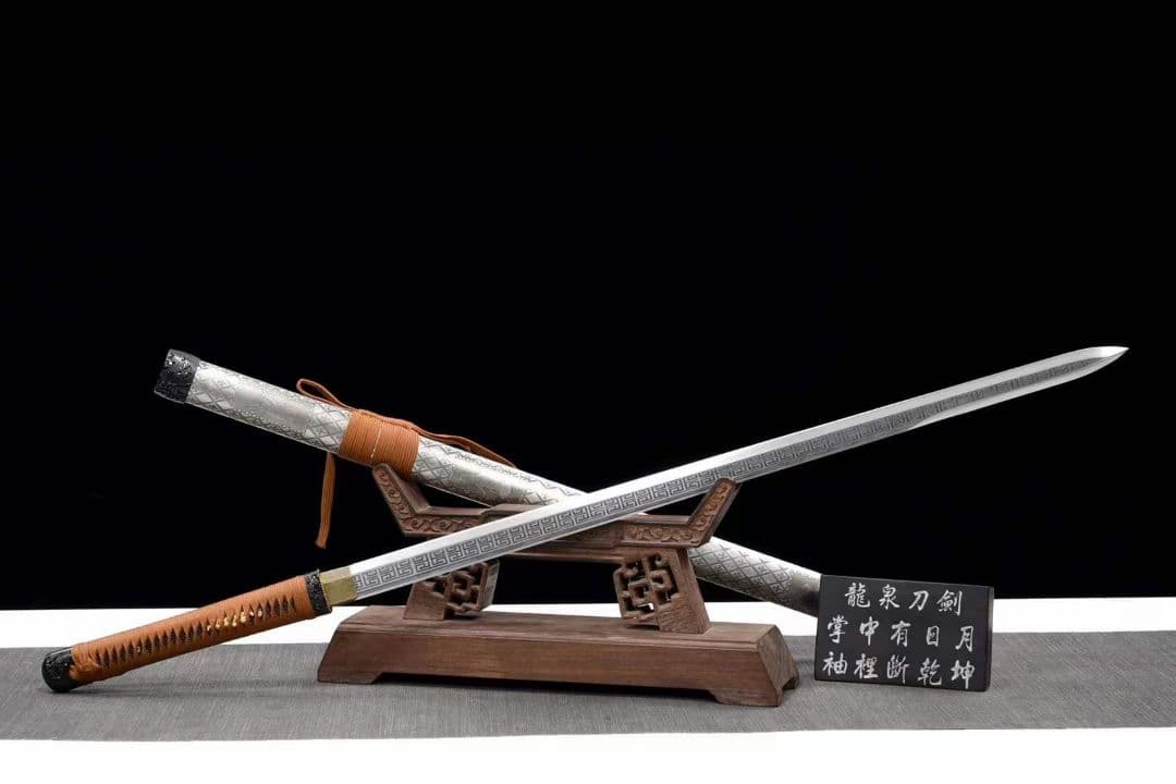竜血唐剣（金属鞘）古兵器 武具　刀装具　日本刀　模造刀 居合刀