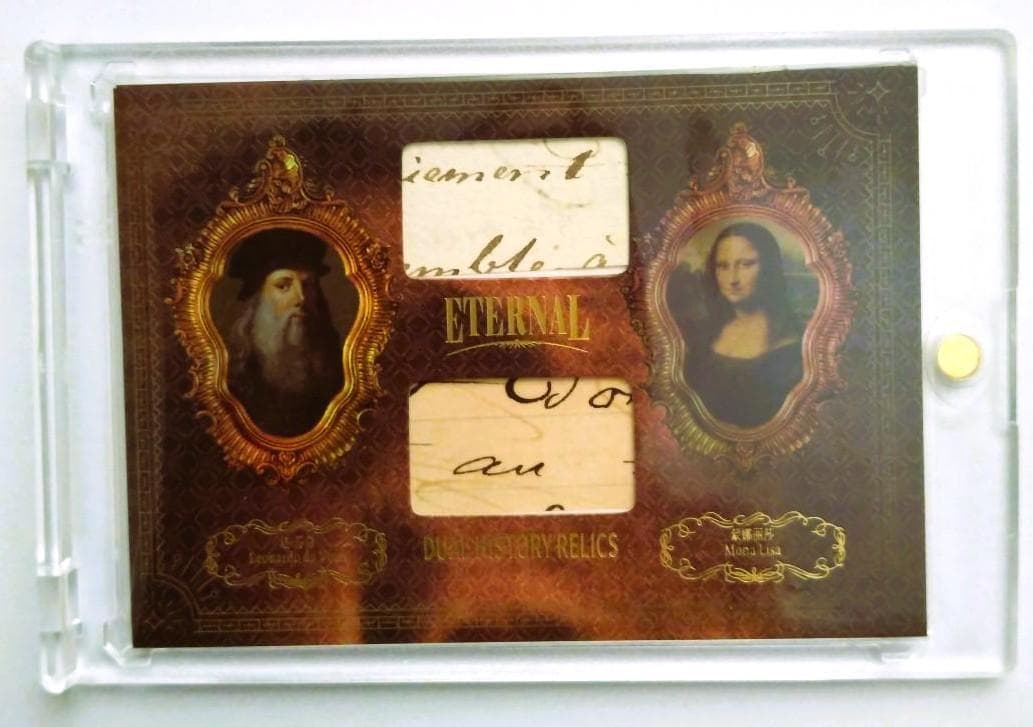 レオナルド・ダ・ヴィンチ & モナリザ の歴史レリックカード