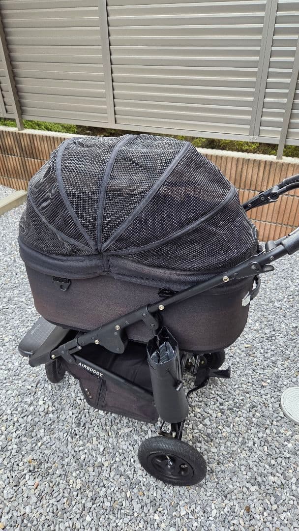 AIRBUGGY フレーム+コット+付属品　DOME3 Large ブラック