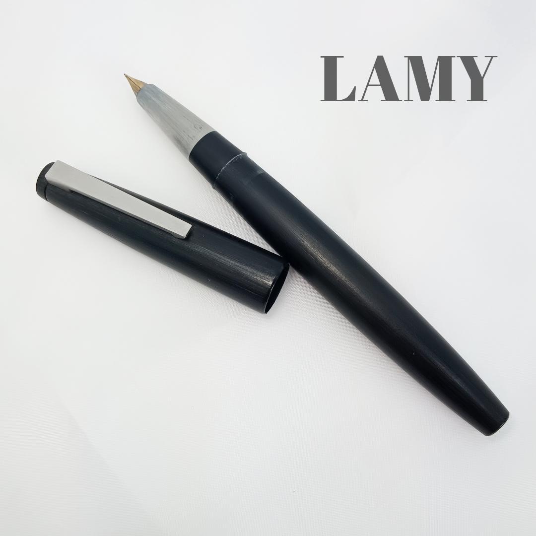 筆記確認済 LAMY ラミー 2000 万年筆 ブラック ゴールド
