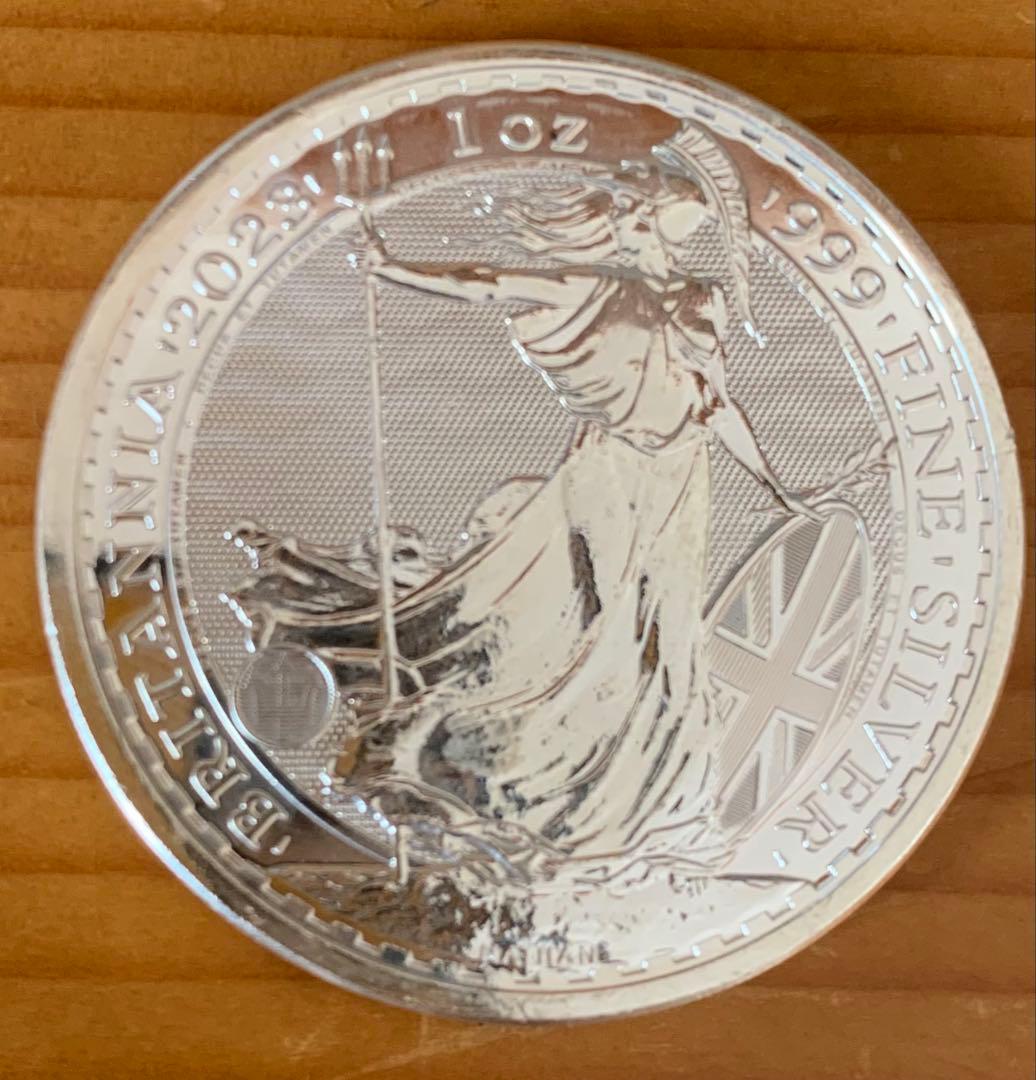 2023年 ブリタニア銀貨 1oz 999銀　5枚セット