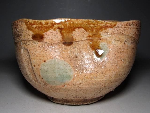 古伊賀茶碗 「小鷹」 裏千家九代 不見斎・十四代 淡々斎花押 二重箱　　m198