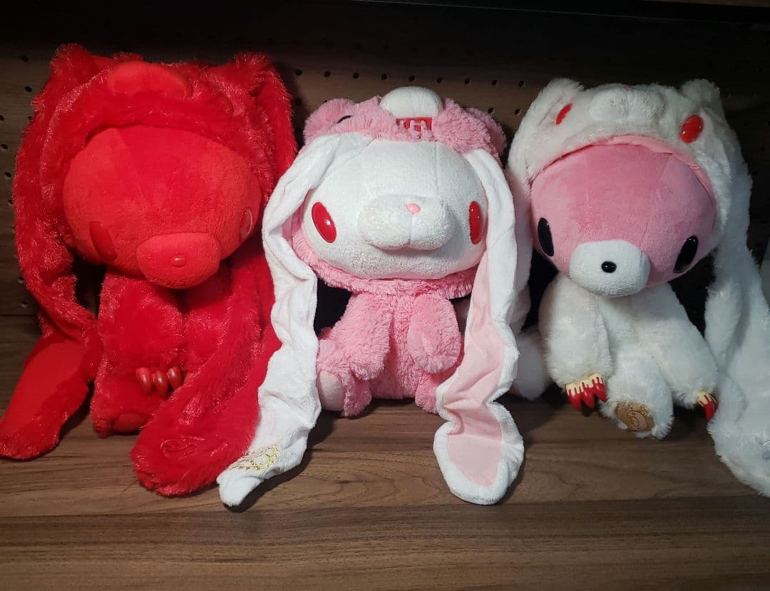 汎用うさぎ×グルーミーぬいぐるみ 超希少 6th anniversary３点