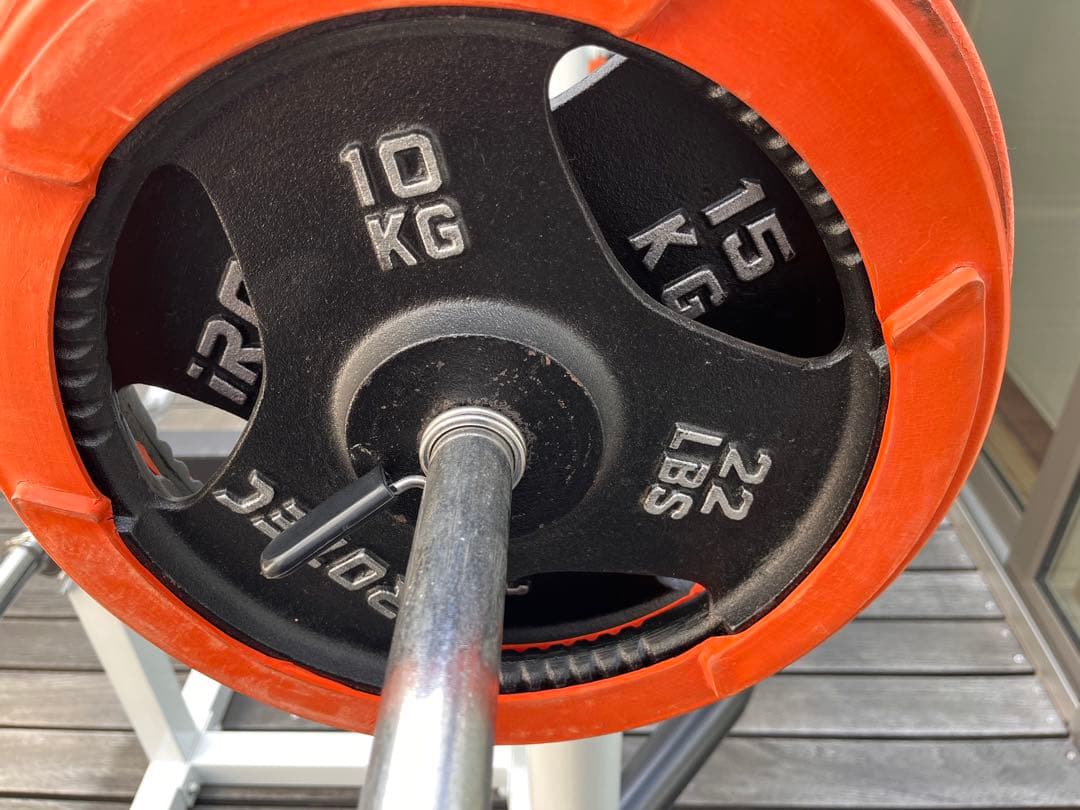 バーベルラック ホワイト オレンジ