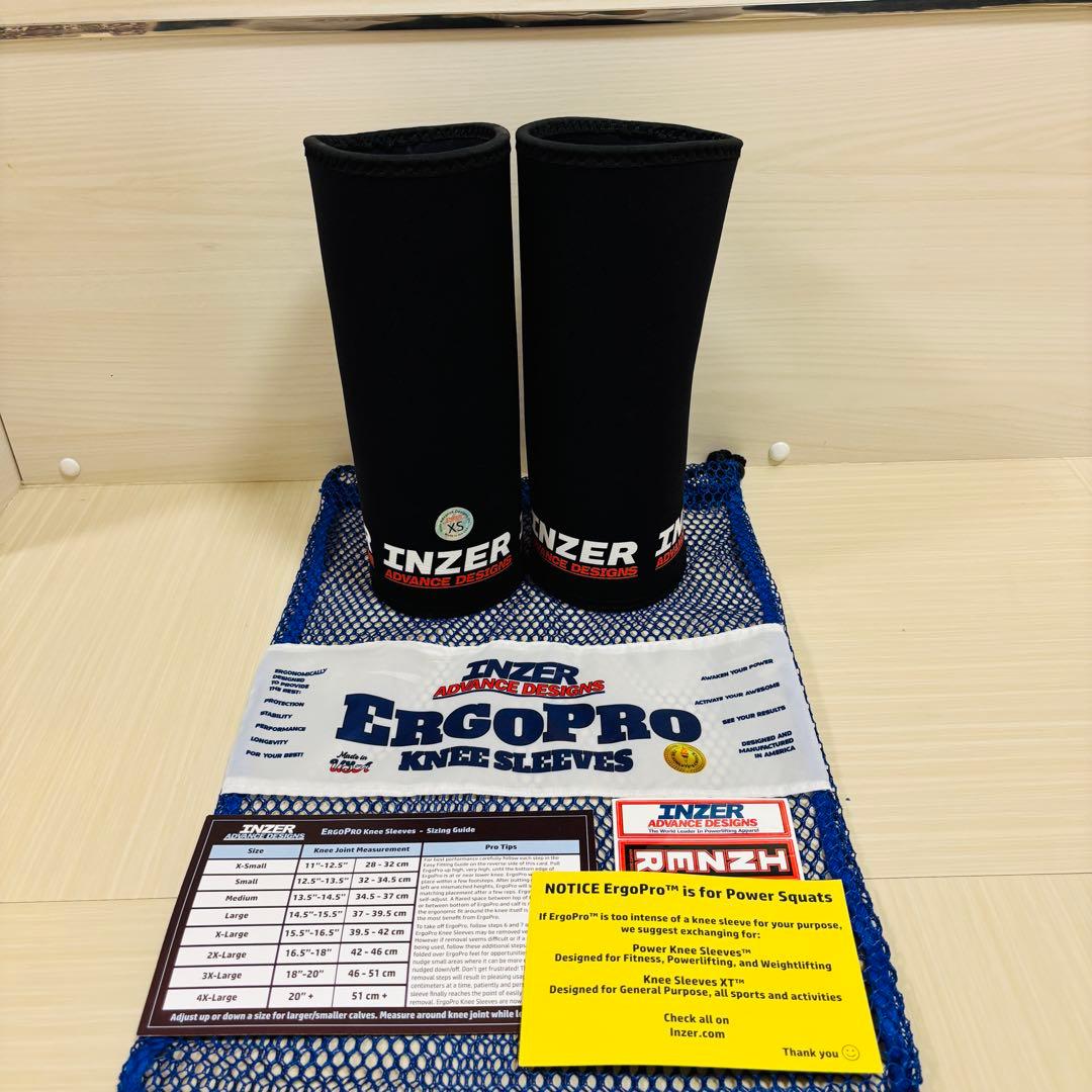 XS‼️ INZER ERGOPRO インザー エルゴプロ　ニースリーブ　希少XS