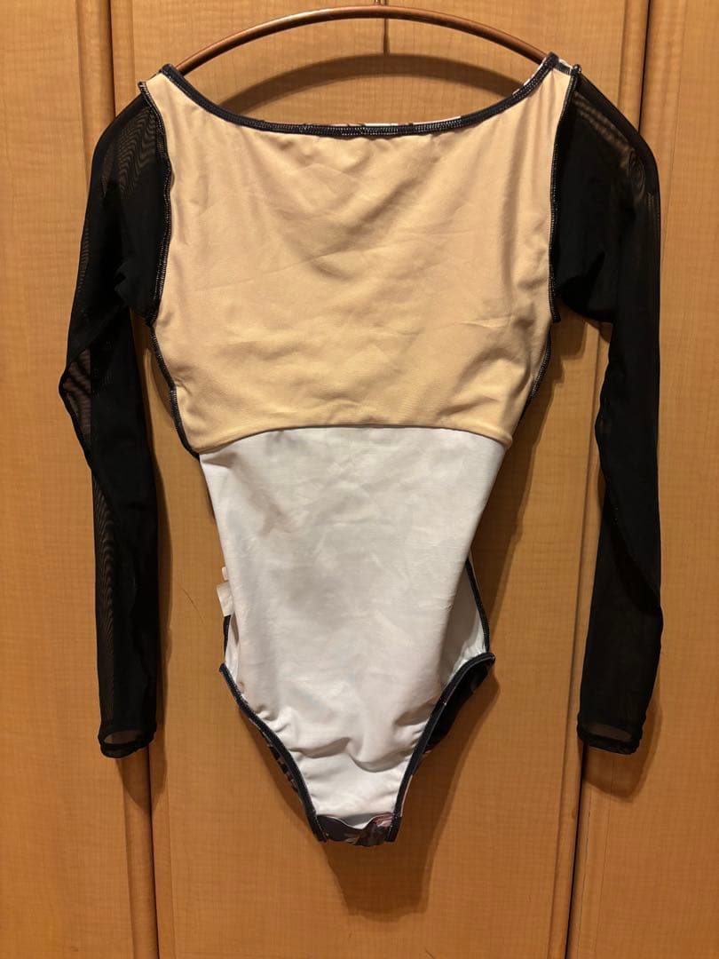 stina スティナ　花柄プリント 長袖 バレエレオタード Pサイズ