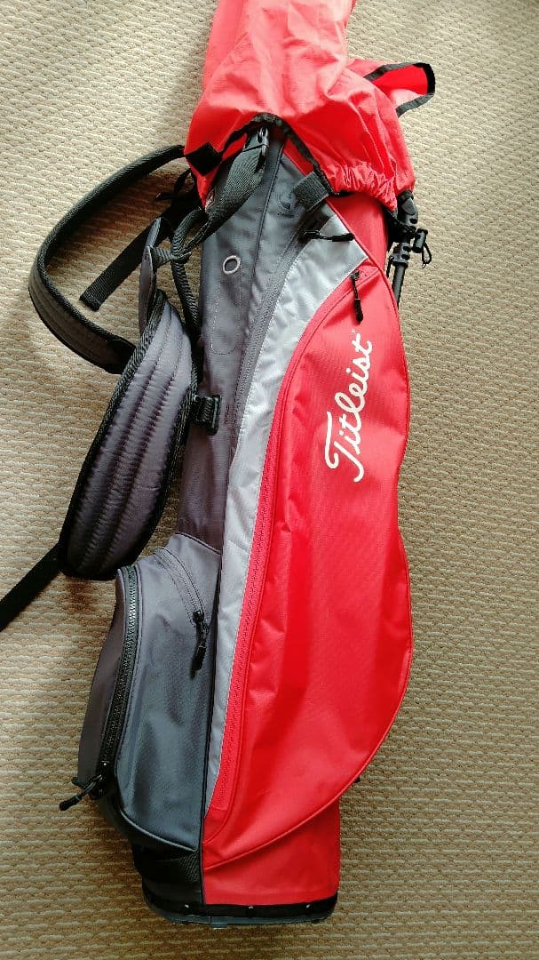 タイトリスト ゴルフキャディバッグ レッド