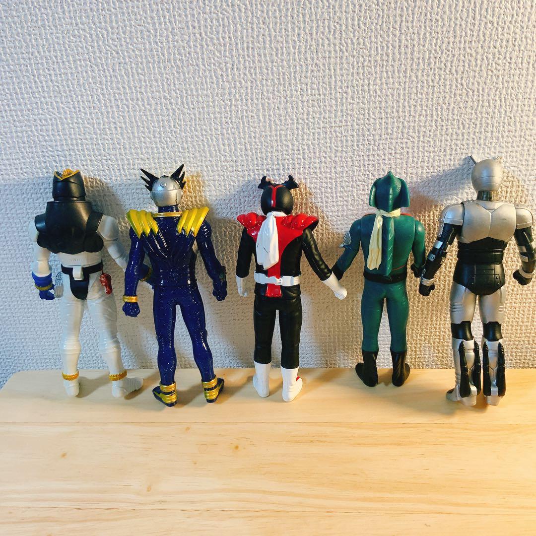 中古レアソフビ38体（仮面ライダーシリーズ36体・戦隊シリーズ2体）のまとめ売り