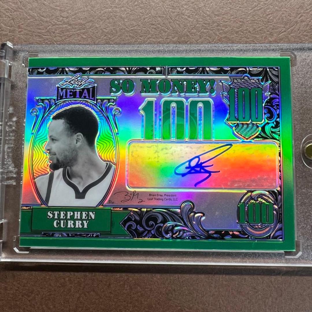 Leaf ステフィン カリー Curry 10枚限定 直筆サインカード Auto