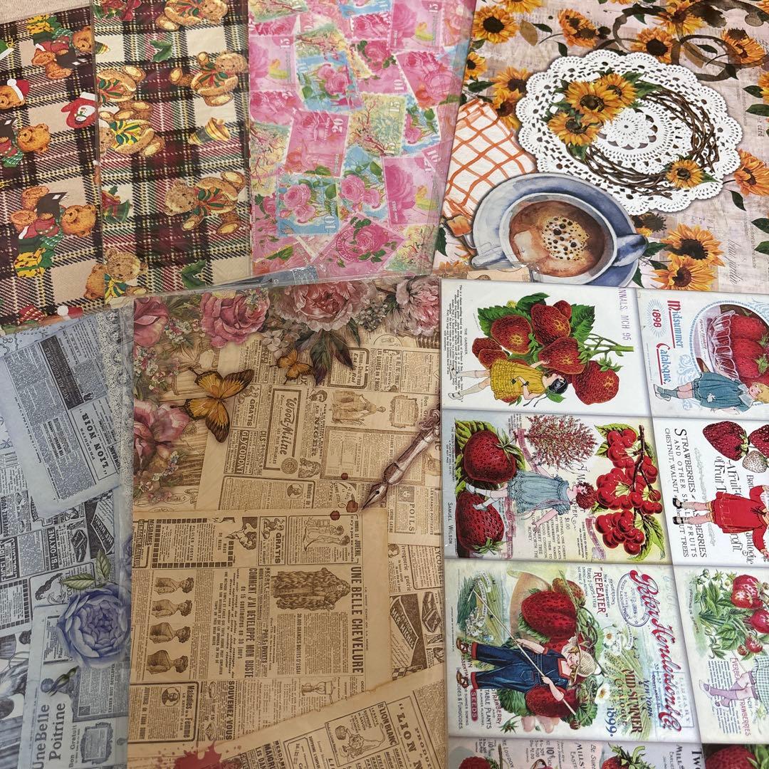 【処分価格】　デザインペーパー　大量　まとめ売り