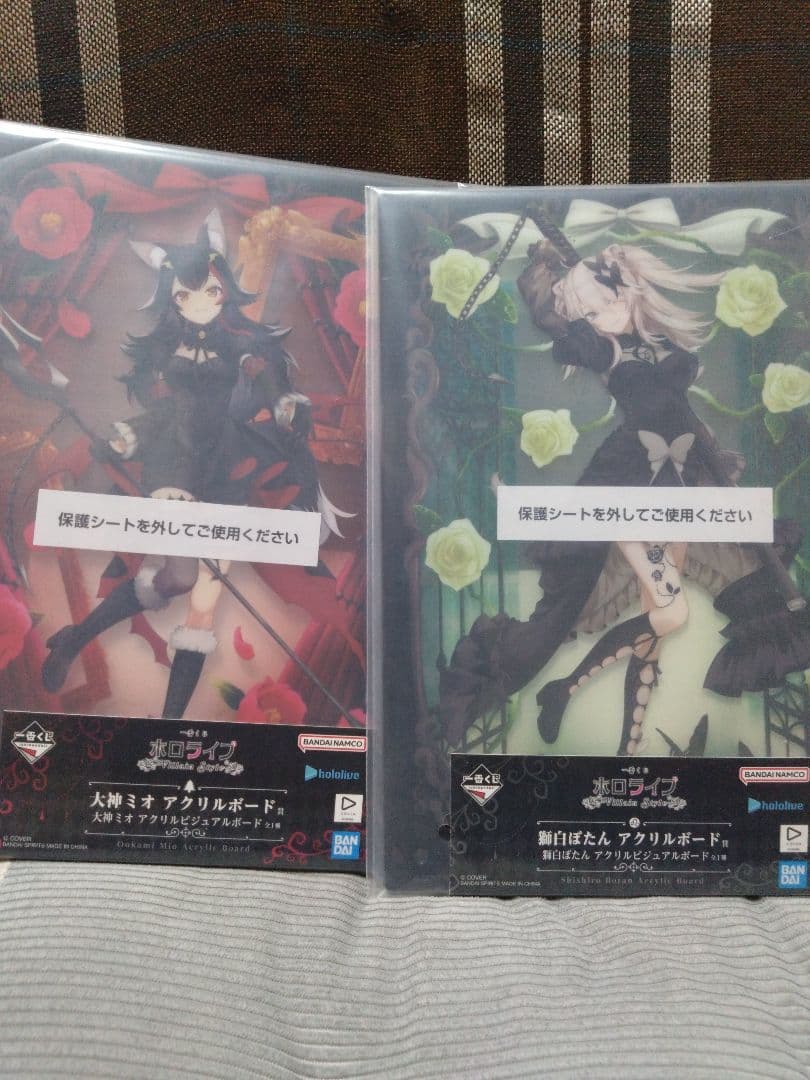 ホロライブ 一番くじ 獅白ぼたん フィギュア　ヴィラン ＆アクリルボード