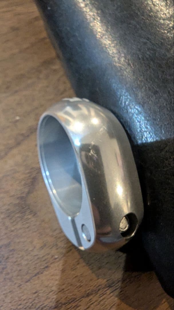 CHRIS KING seatpost collar シルバー